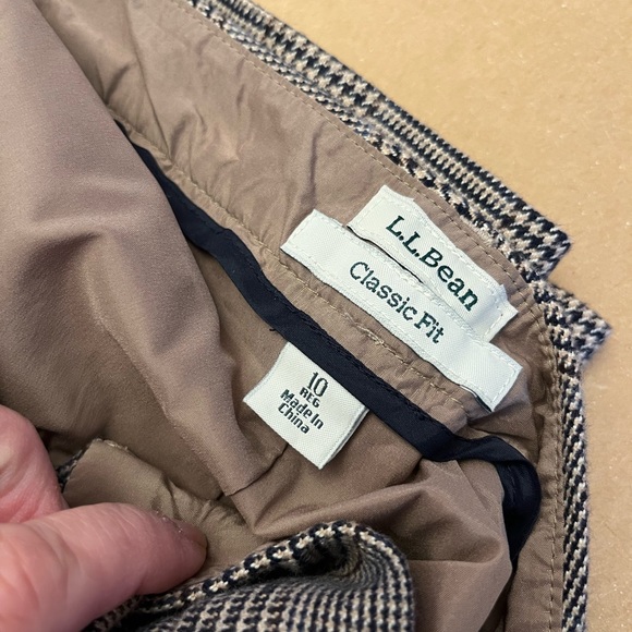 LL Bean Classic Fit dress pants size10 inseams 29 inches - Picture 4 of 10